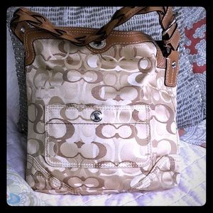 Brown coach bag